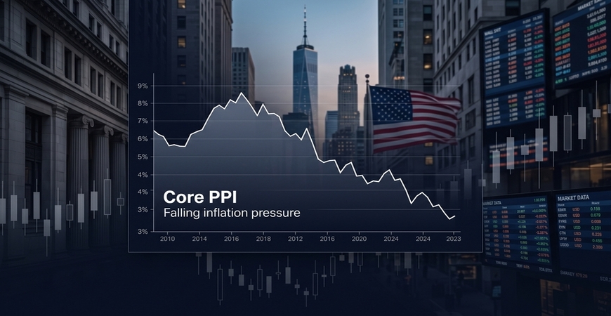 US Core PPI Comes in Below Expectations at 0.2% in...