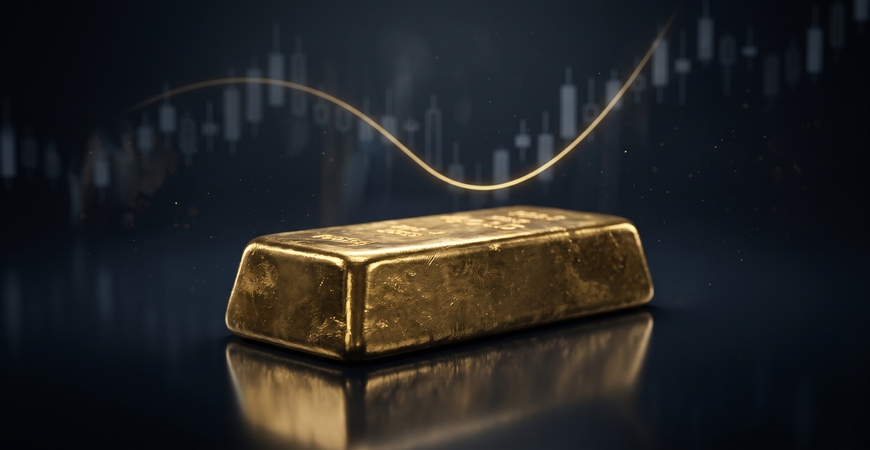 Gold price forecast showing XAU/USD support and resistance levels on the 4-hour chart